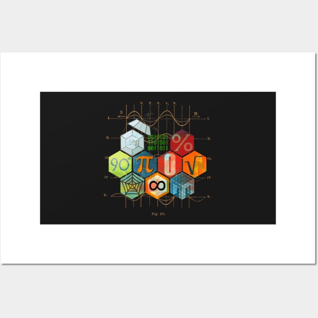 Math Game in Black Wall Art by BessoChicca